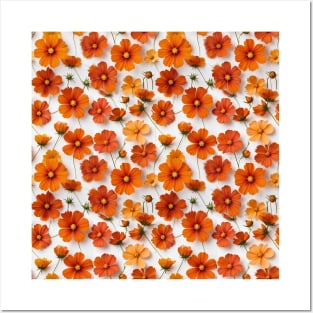Flowers Fabric Pattern Posters and Art